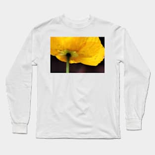 Yellow Poppy Long Sleeve T-Shirt